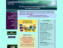 Tablet Screenshot of laughingwomyn.com
